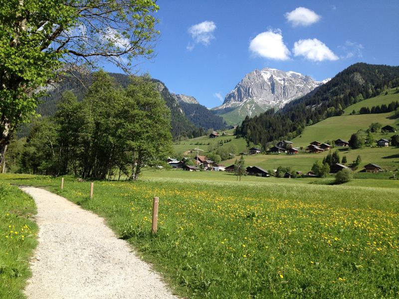 Chemin des bords de Dranse d'Abondance à Châtel_Abondance
