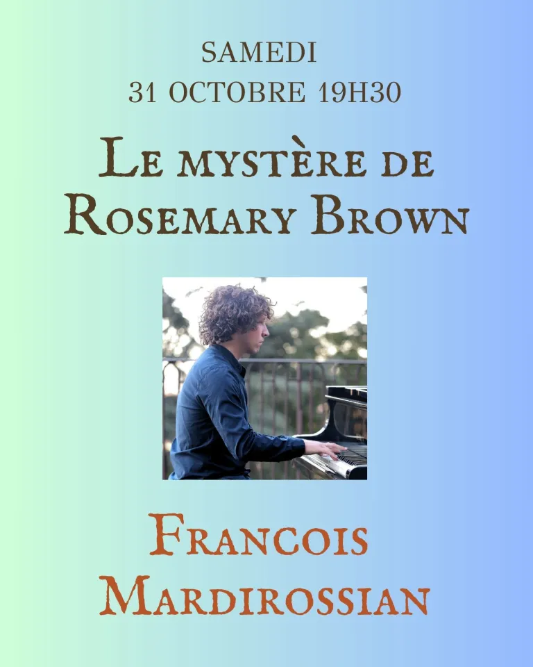"Le mystère de Rosemary Brown" - Les Musicales de Rosières
