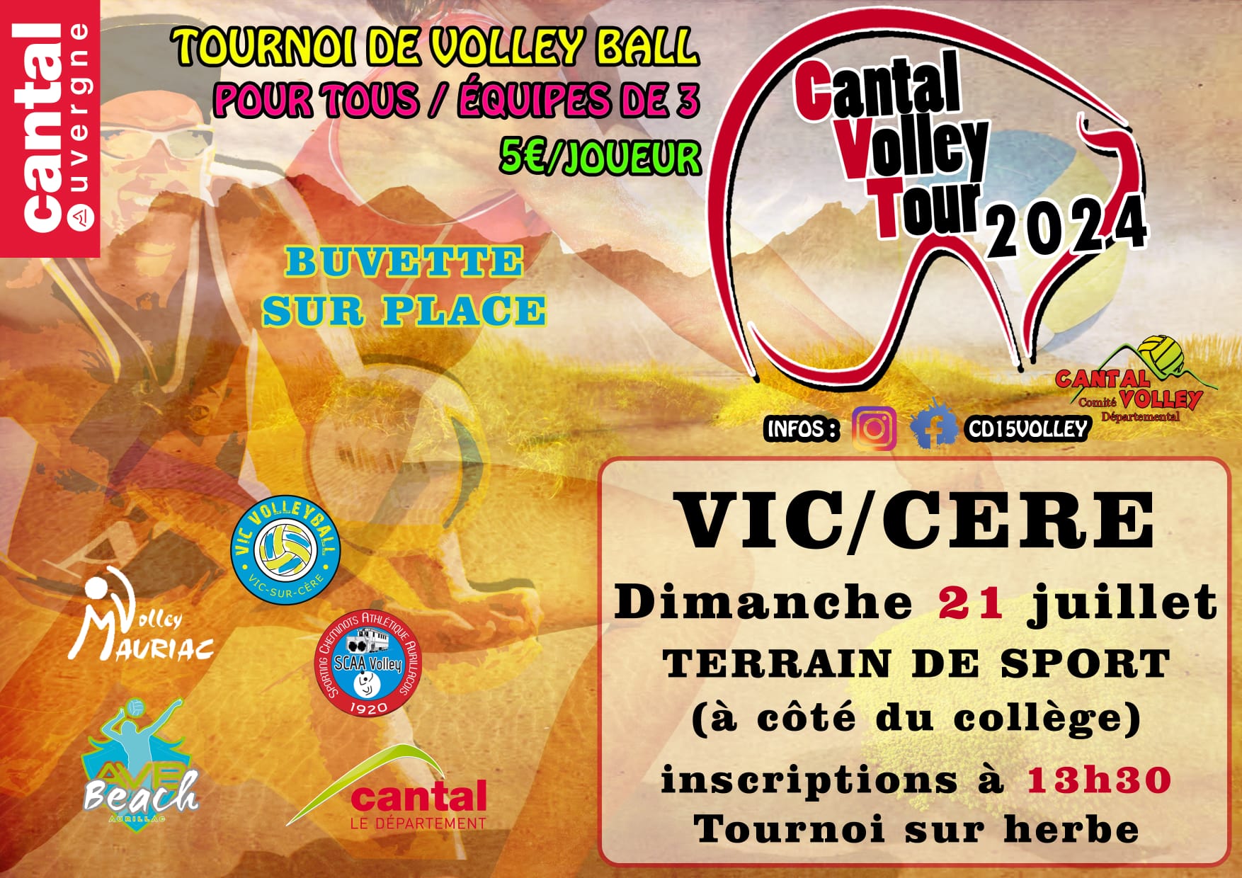Cantal Volley Tour