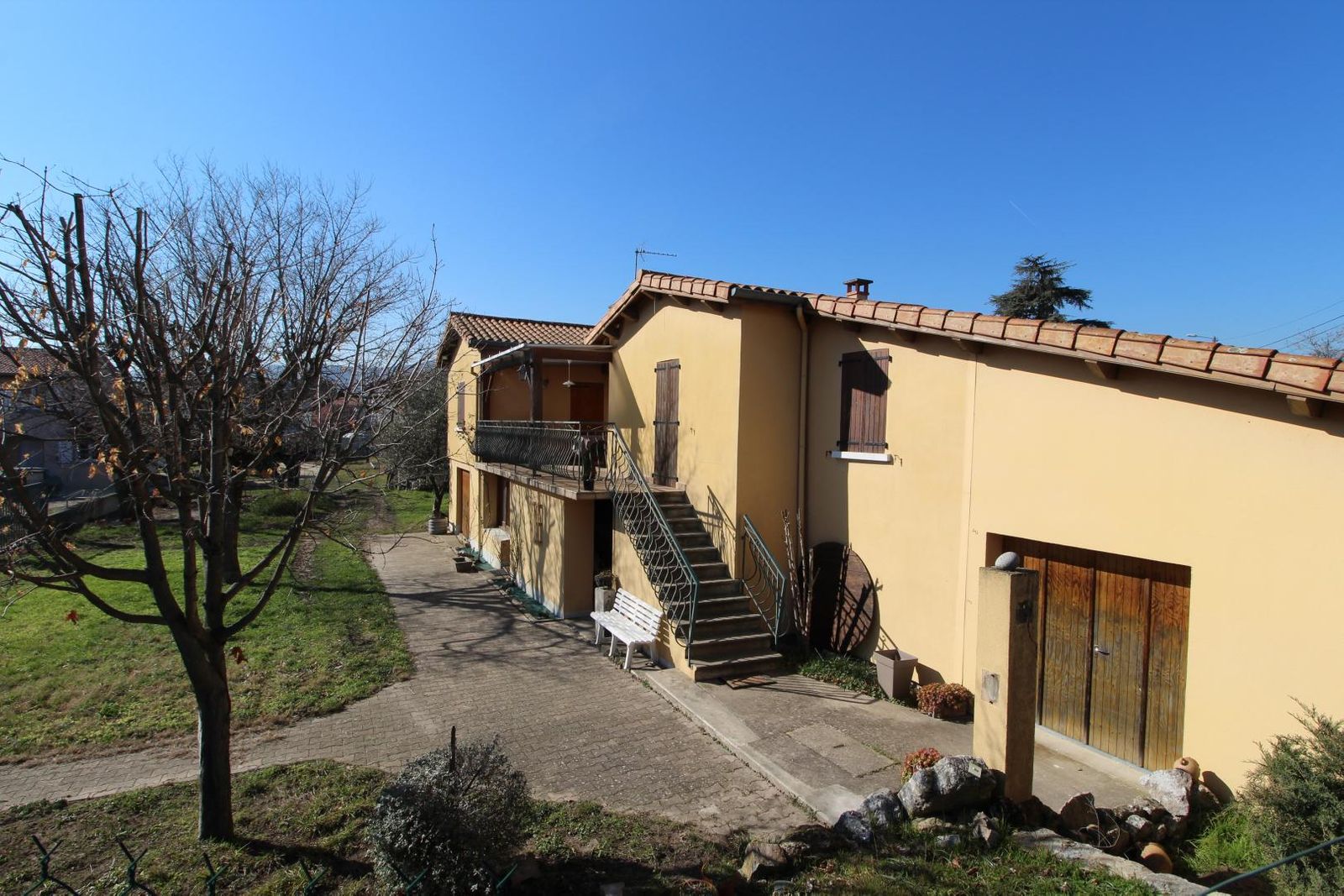 Vue extérieure de la maison