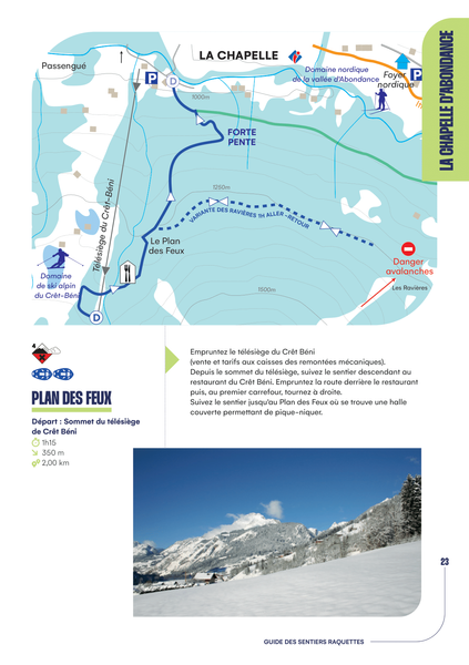 Plan des Feux La Chapelle village