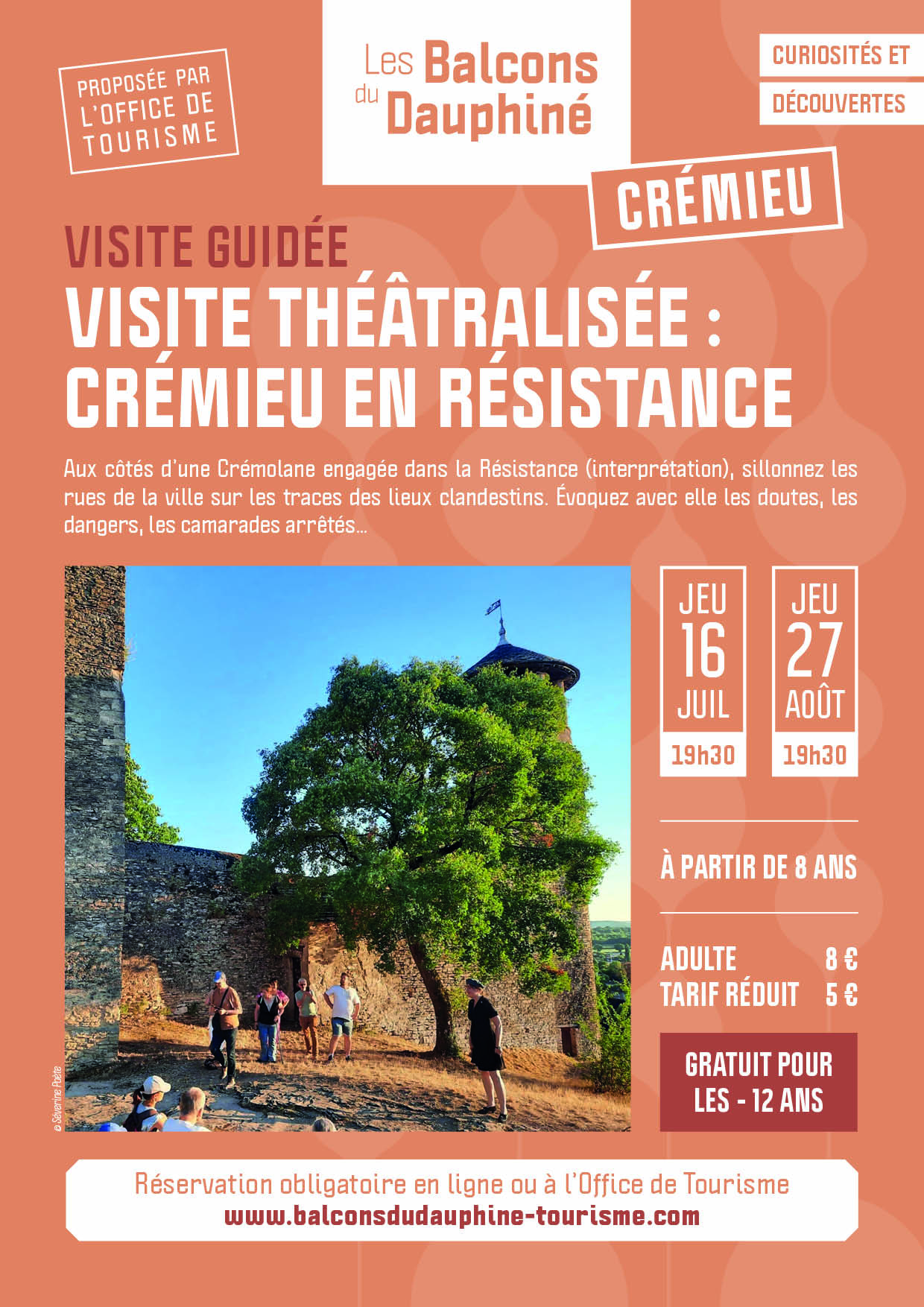 Visite guidée théâtralisée : Crémieu en Résistance