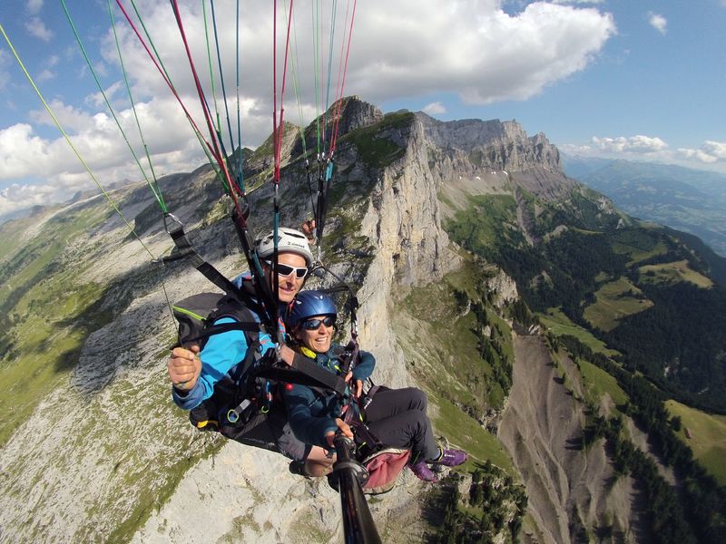 Paragliding tandem flights - Parapente Planète