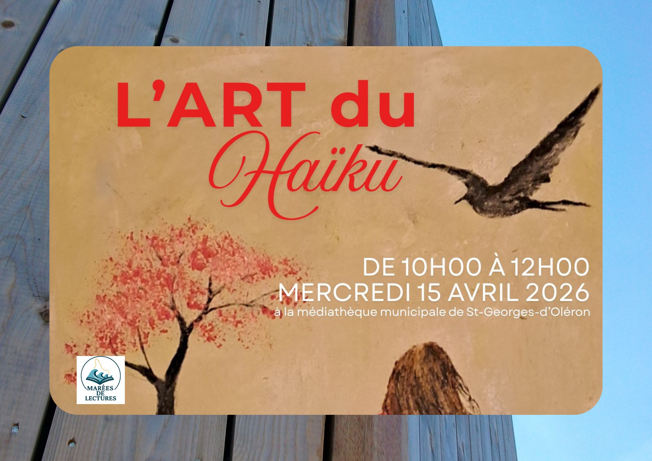 Atelier Haïku avec Marées de Lectures