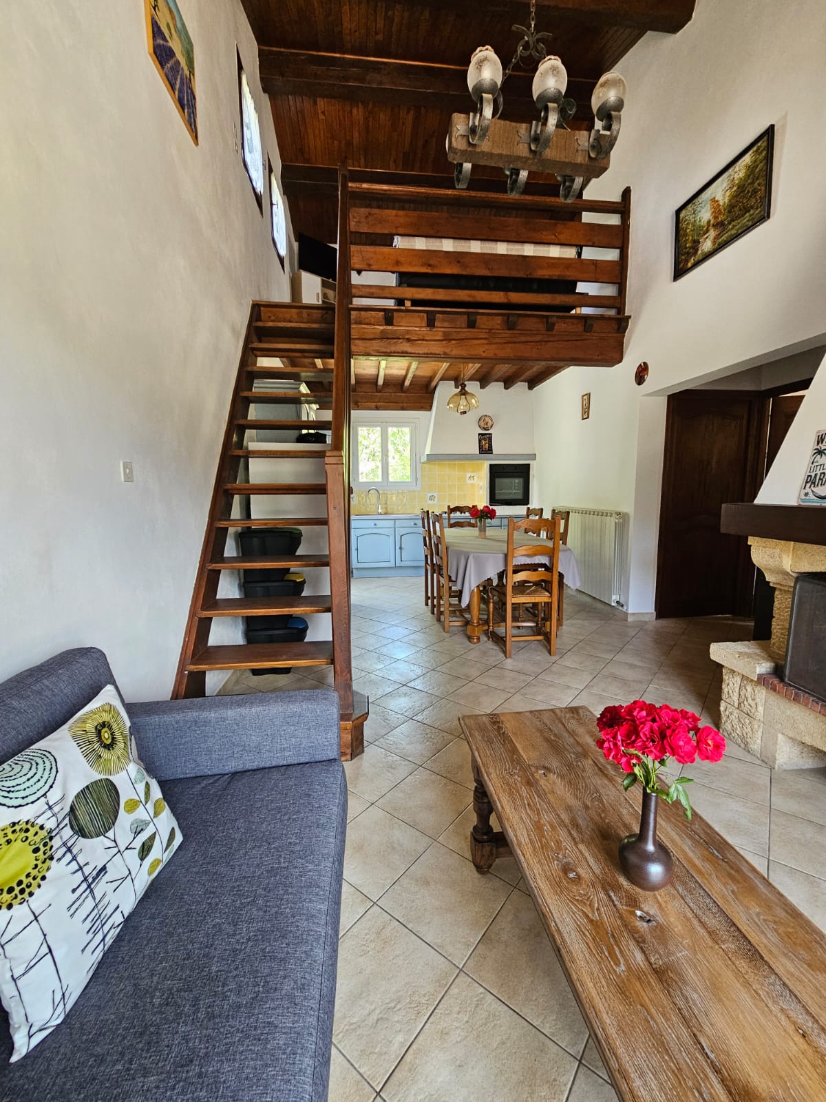 Salon avec vue mezzanine