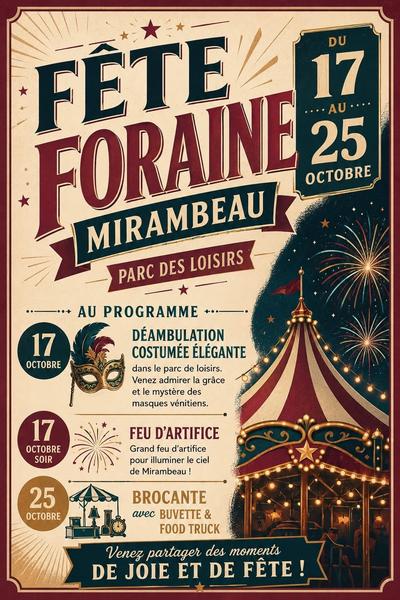 Fête foraine de Mirambeau