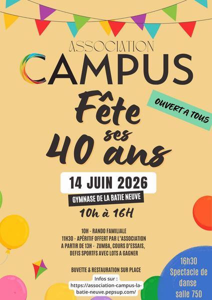 Campus fête ses 40 ans_La Bâtie-Neuve - © Campus fête ses 40 ans_La Bâtie-Neuve