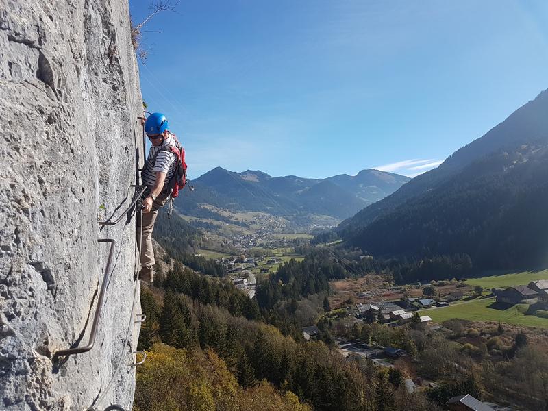 Group lesson Via Ferrata for experienced climbers