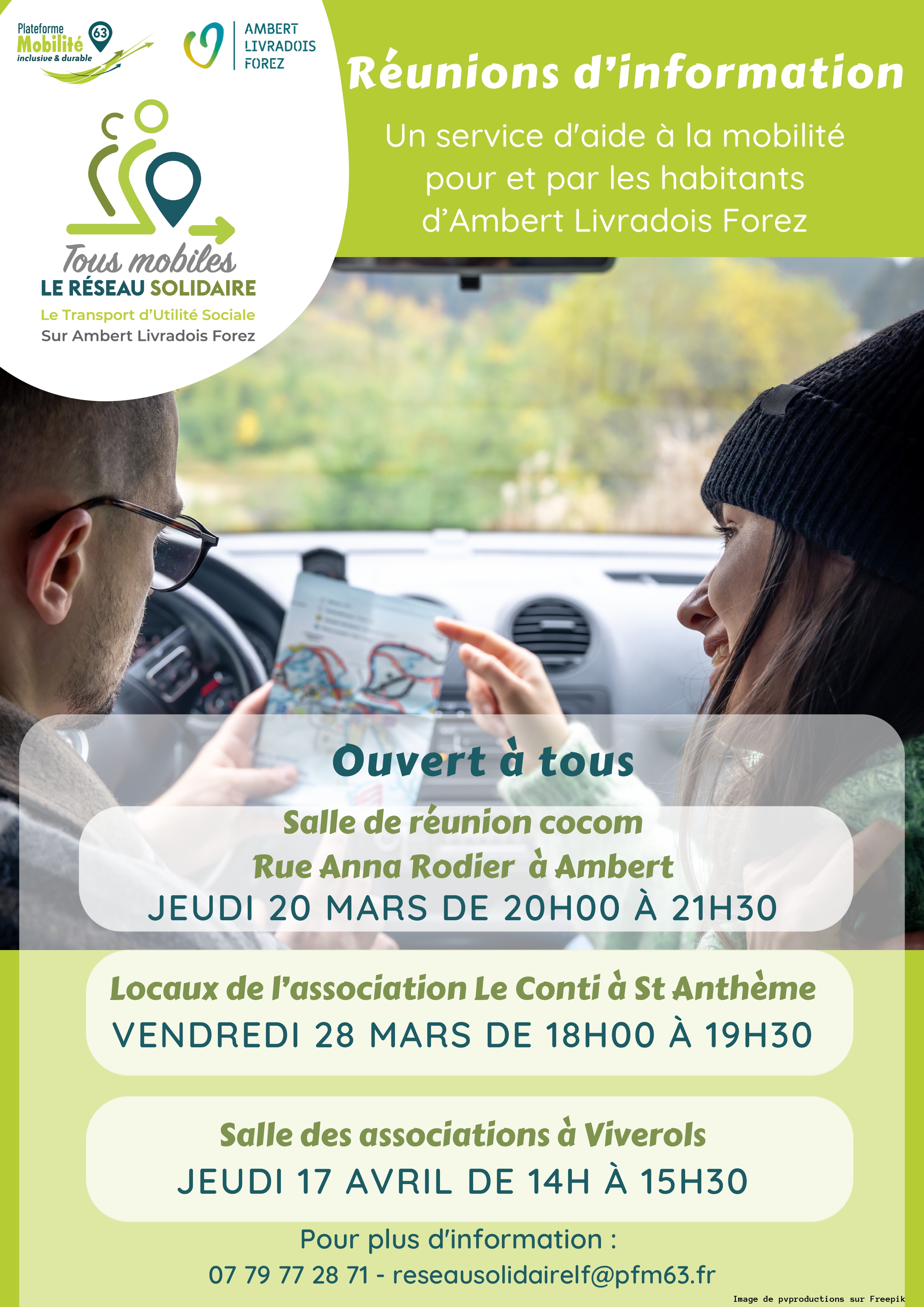 Le TUS, service d’aide à la mobilité – Réunion d’information // Saint-Anthème