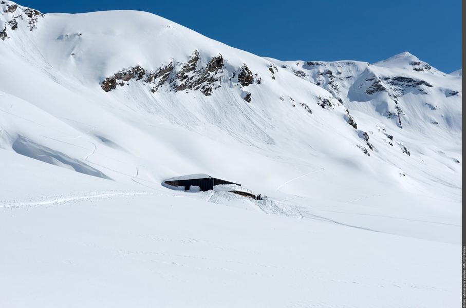 Refuge de Prariond l'hiver