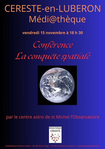 Vernissage et conférence Le 15 nov 2024