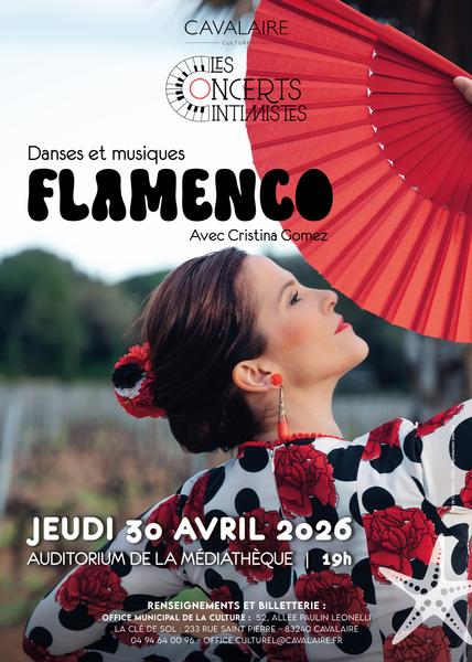 Concert intimiste : Danses et musiques Flamenco avec Cristina Gomez_Cavalaire-sur-Mer