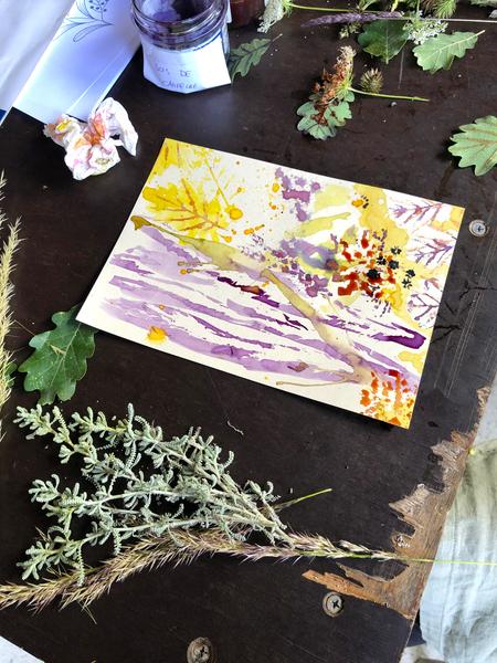 Atelier encre végétale