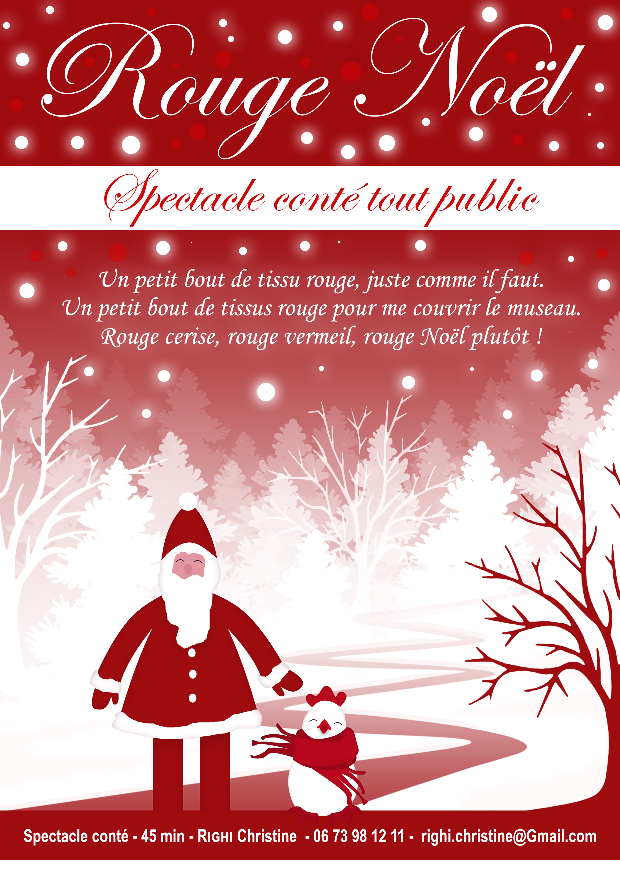 « Rouge Noël » – Spectacle jeune public // Ambert