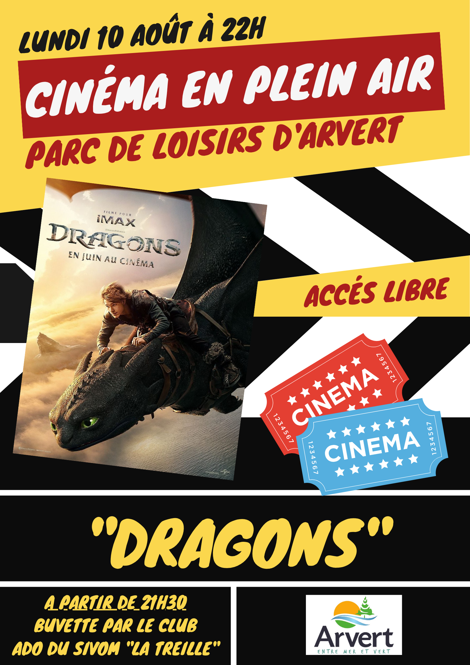 Cinéma en Plein Air 2026 - "Dragons"