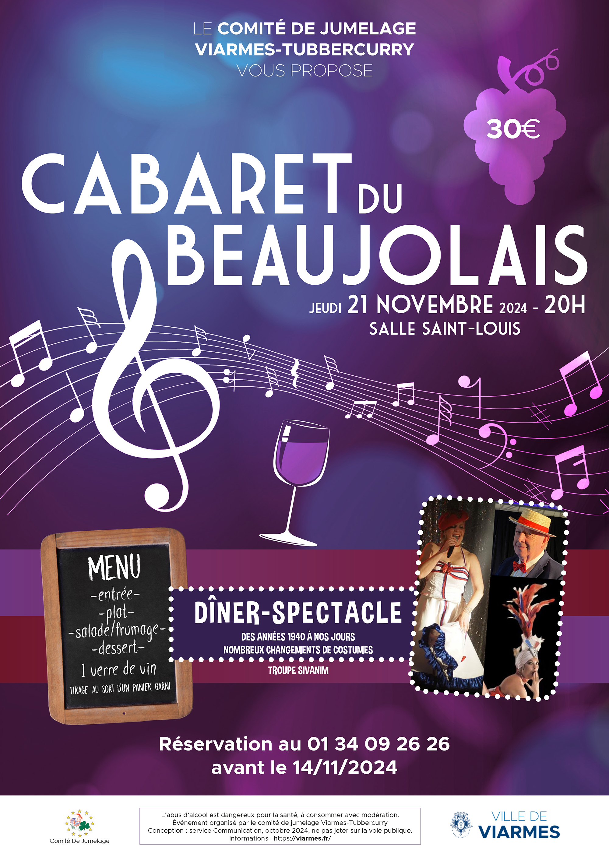 Cabaret du Beaujolais Le 21 nov 2024