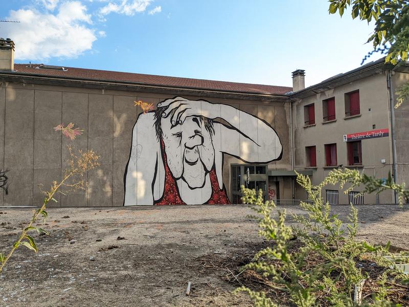 Street Art ça se mange sans fin, fresque Ella et Pitr_Saint-Étienne