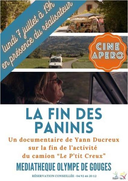 Ciné apéro - La fin des paninis_La Bâtie-Neuve - © Ciné apéro - La fin des paninis_La Bâtie-Neuve Ciné apéro - La fin des paninis_La Bâtie-Neuve - © Ciné apéro - La fin des paninis_La Bâtie-Neuve