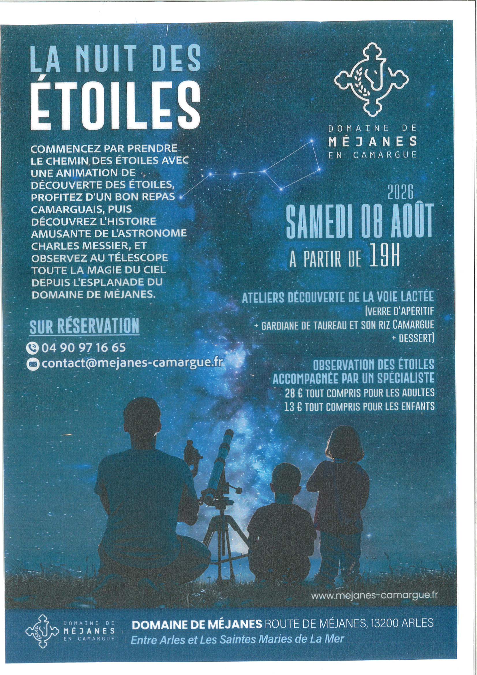 La Nuit des Etoiles au Domaine de Méjanes