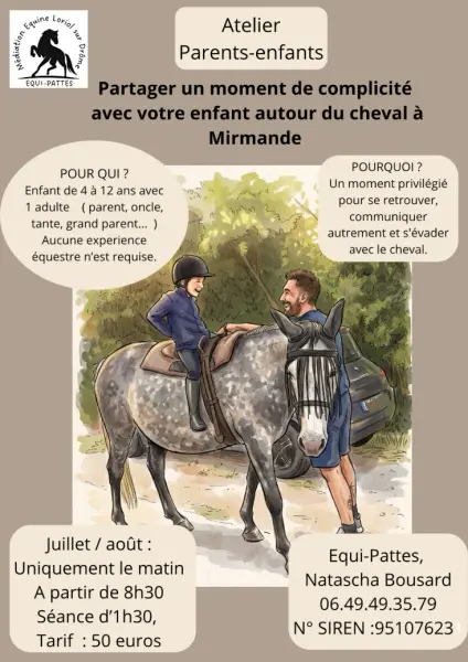 Equi-Pattes : Médiation équine_Mirmande