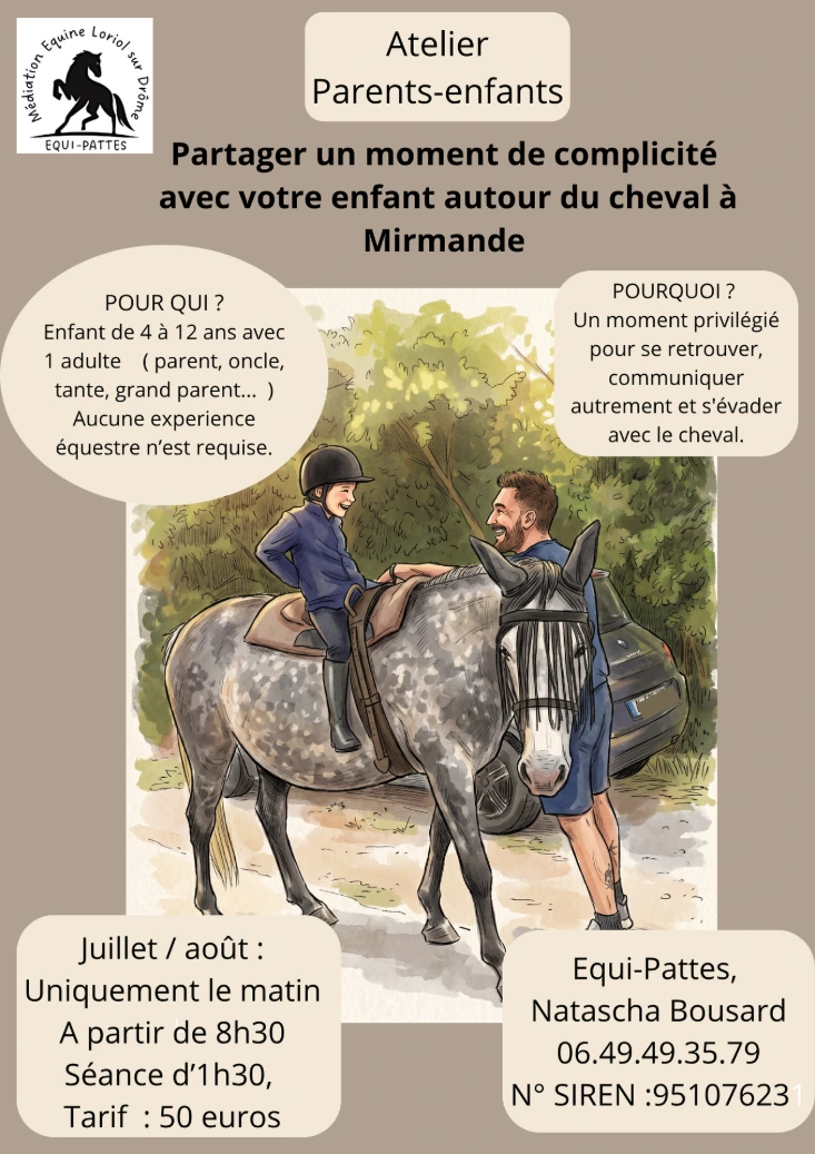 Equi-Pattes : Médiation équine_Mirmande