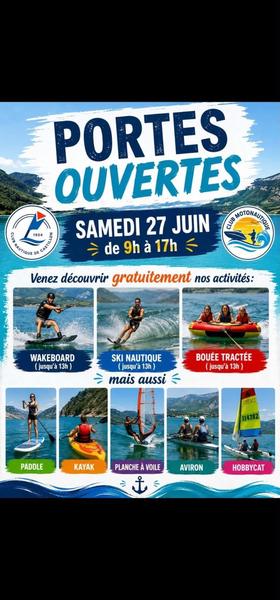 Portes ouvertes clubs Nautique et Motonautique