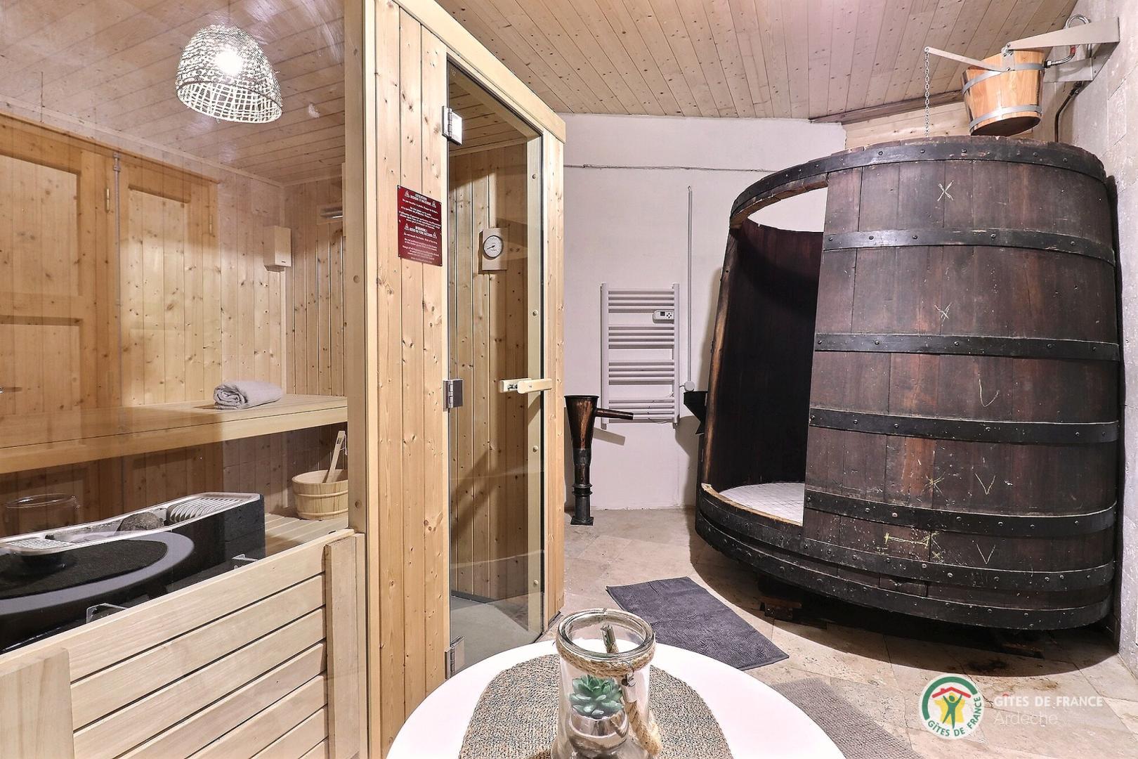 Espace sauna