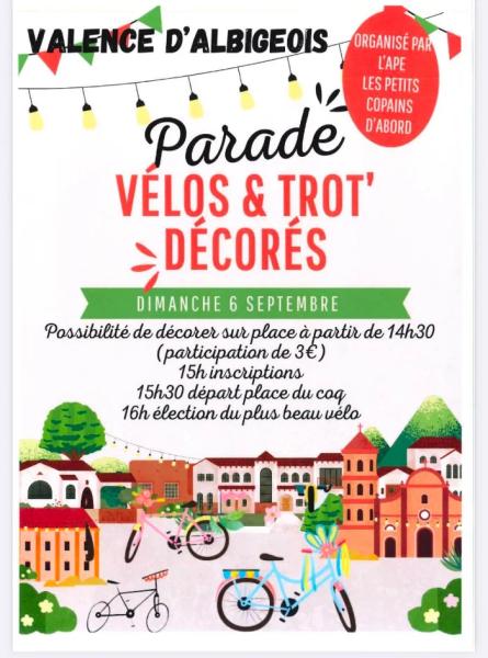 Parade vélos & trot' décorés
