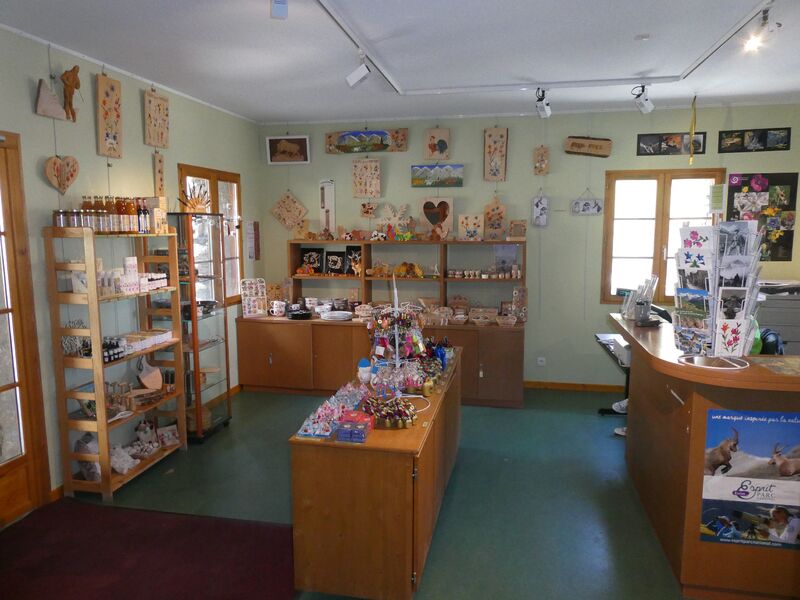 Espace boutique de la Maison des Alpages
