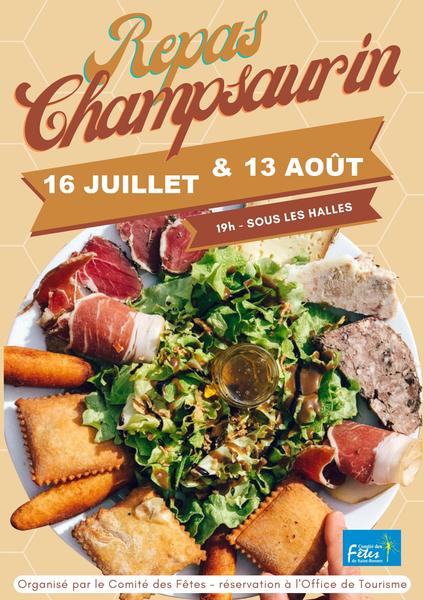 Repas champsaurin - © Comité des fête de St Bonnet Repas champsaurin - © Comité des fête de St Bonnet