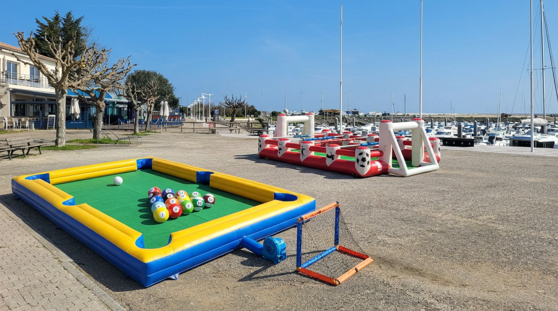Baby-Foot et billard géants