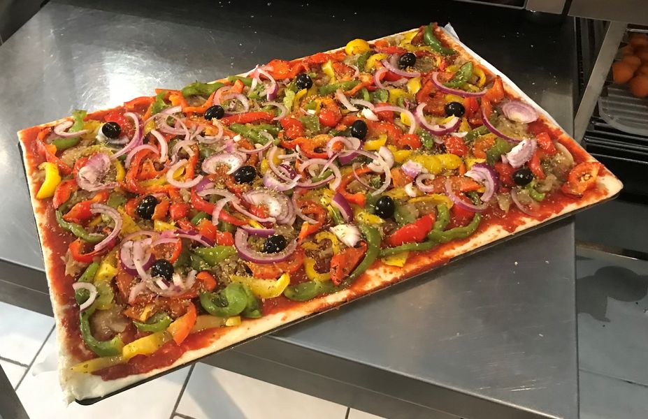 pizza aux legumes