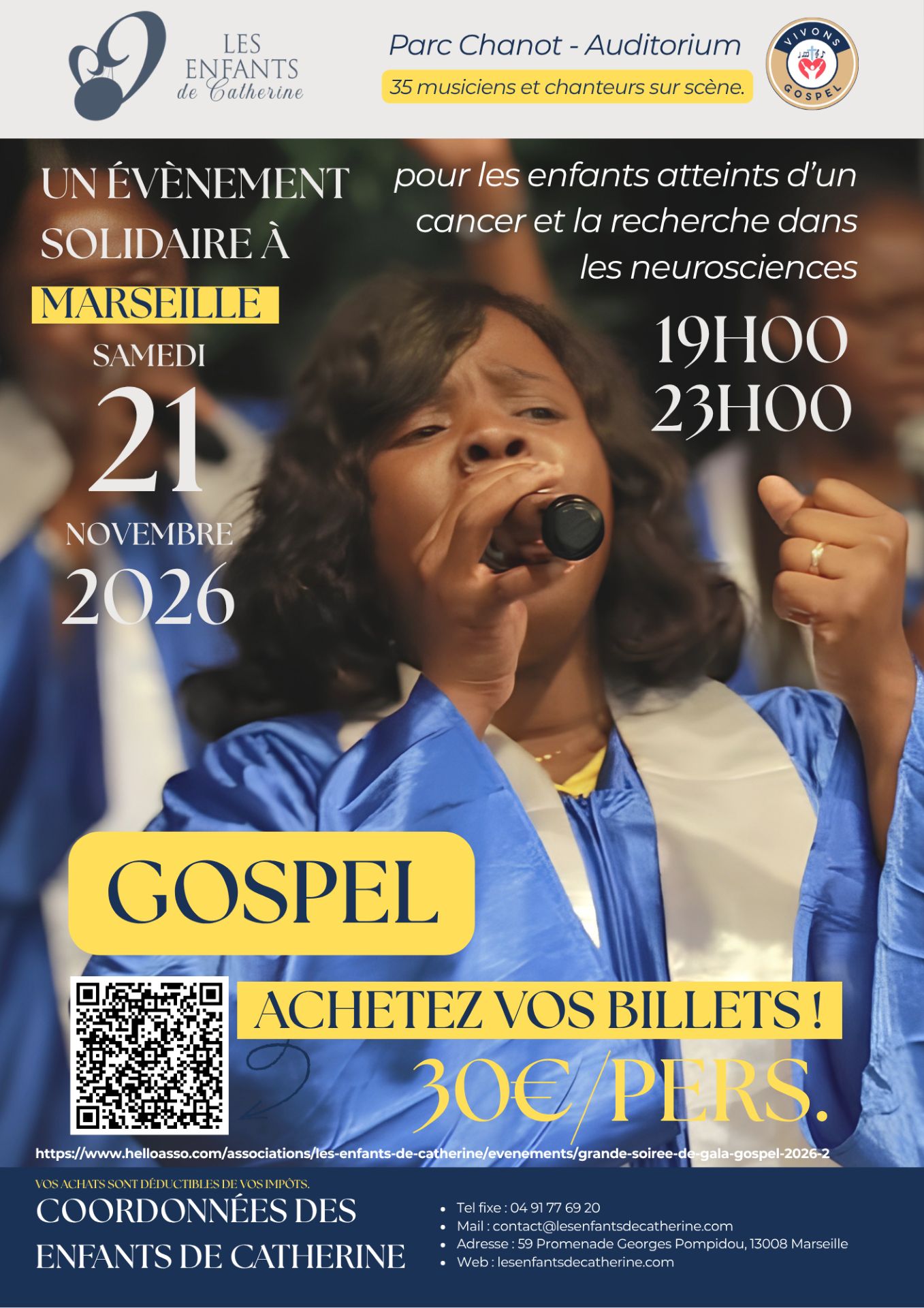 Concert de Gospel (évènement solidaire pour les enfants de Catherine)