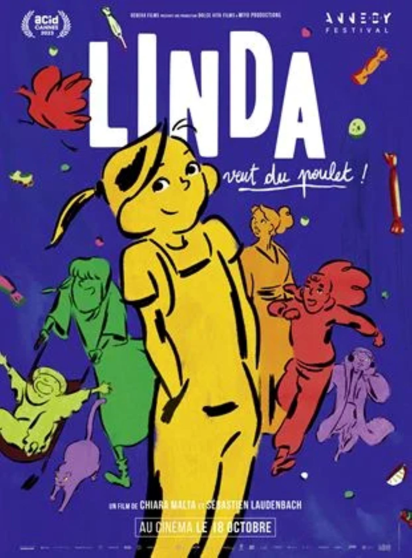 Ciné goûter « Linda veut du poulet » // Vertolaye