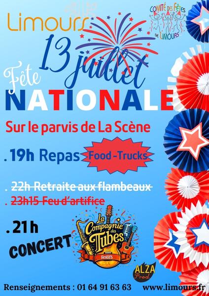 Concert 13 juillet, u00e0 Limours, 13 juillet 2026