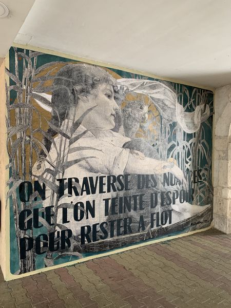 Fresques et murs peints - Rue de l'Hôtel de ville