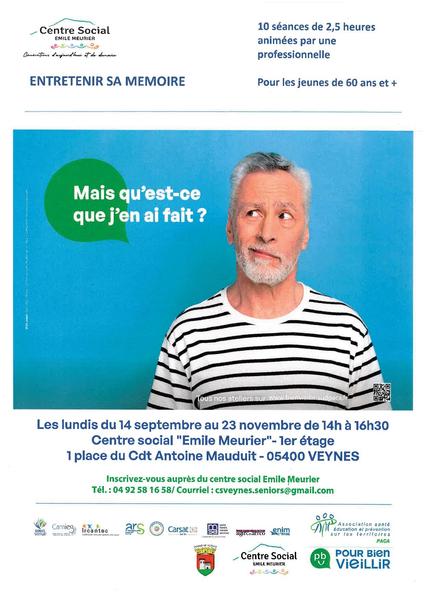 Atelier « Entretenir sa Mémoire »