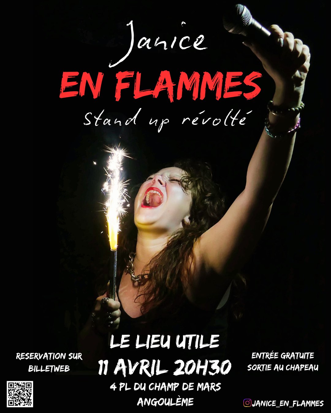 Stand-up - Janice en flammes
