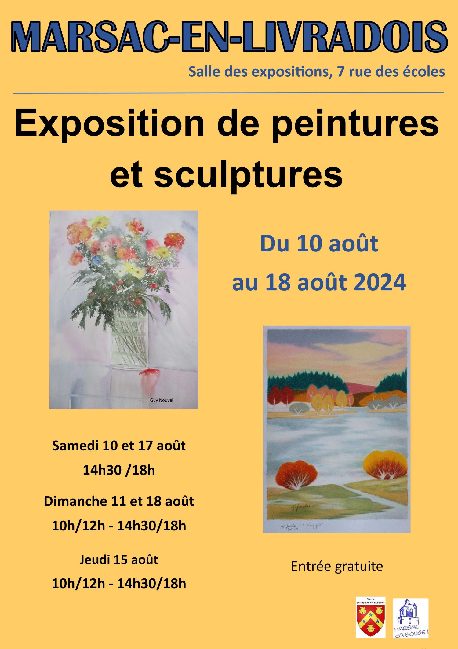 Exposition de peintures et sculptures // Marsac-en-Livradois