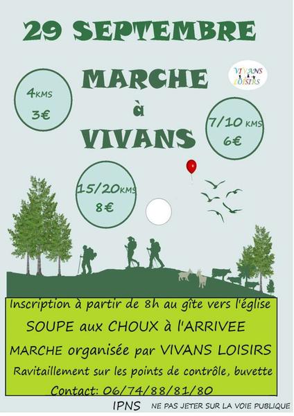 Marche à Vivans