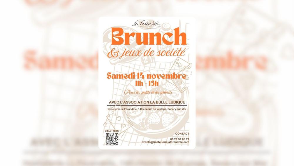 Brunch & jeux de société à lHostellerie de la Farandole
