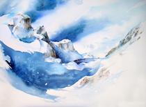 Aquarelle de Sophie Lietar - Partenariat Festival Internationnal d'Autrans-Mont…