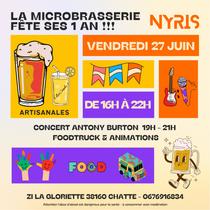 La Microbrasserie Nyris fête ses 1 an_Chatte