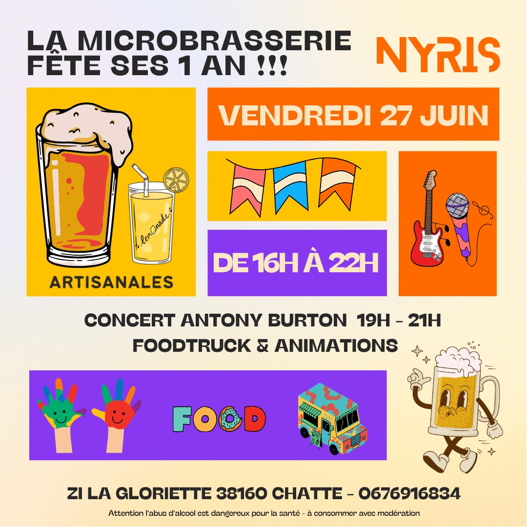 La Microbrasserie Nyris fête ses 1 an_Chatte