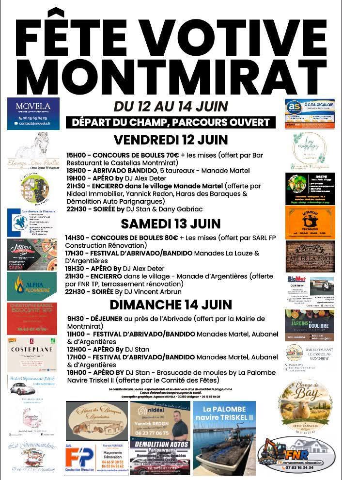 Fête votive de Montmirat