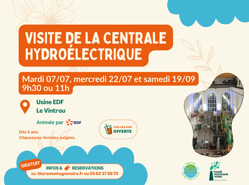 Visite de la centrale hydroélectrique EDF