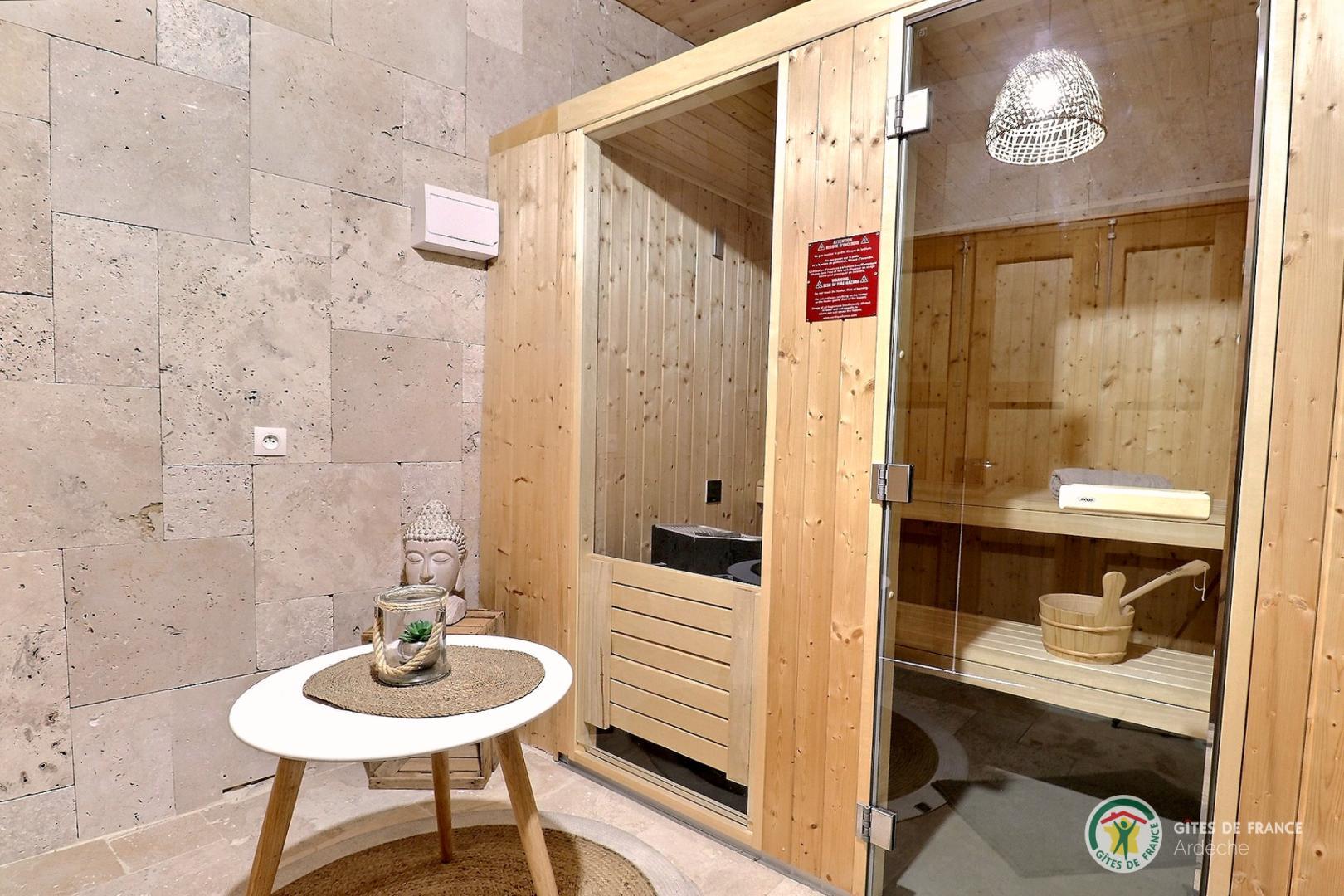 Espace sauna