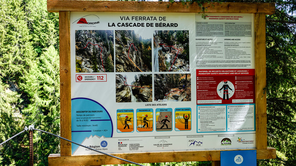 Via Ferrata cascade de Berard