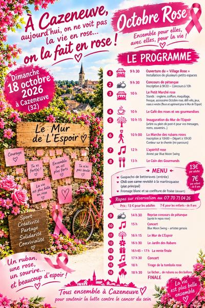 Octobre Rose_Cazeneuve