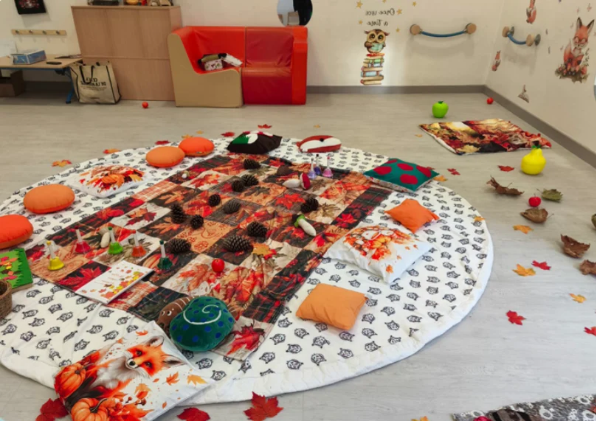 Comptines sur le tapis à histoires